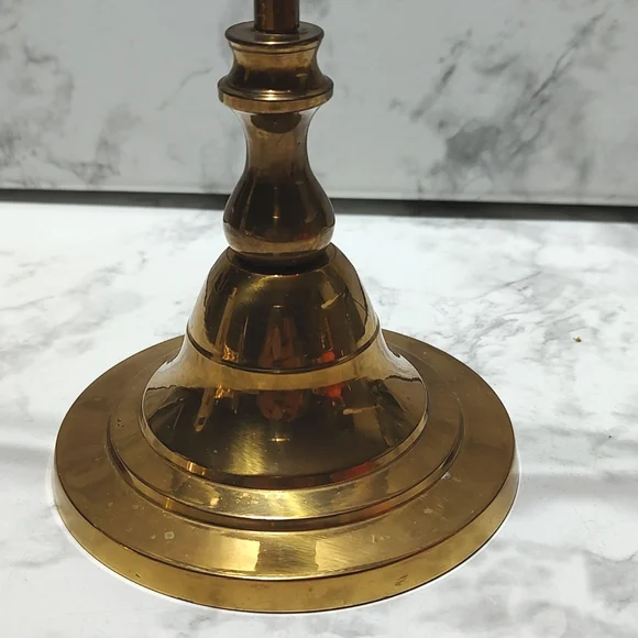 Menorah 9 branch candle holder solid brass